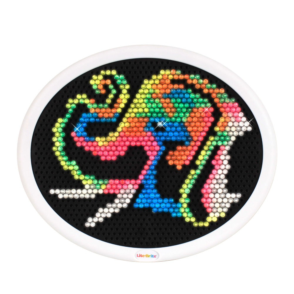 Schylling Arts & Crafts Lite Brite Oval High Definition