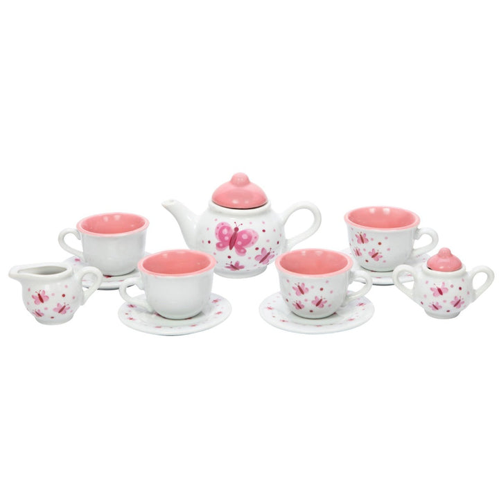 Schylling Toy Creative Butterfly Porcelain Tea Set