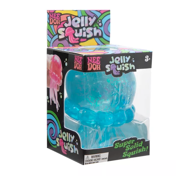Schylling Toy Novelties Jelly Squish NeeDoh Jellyfish