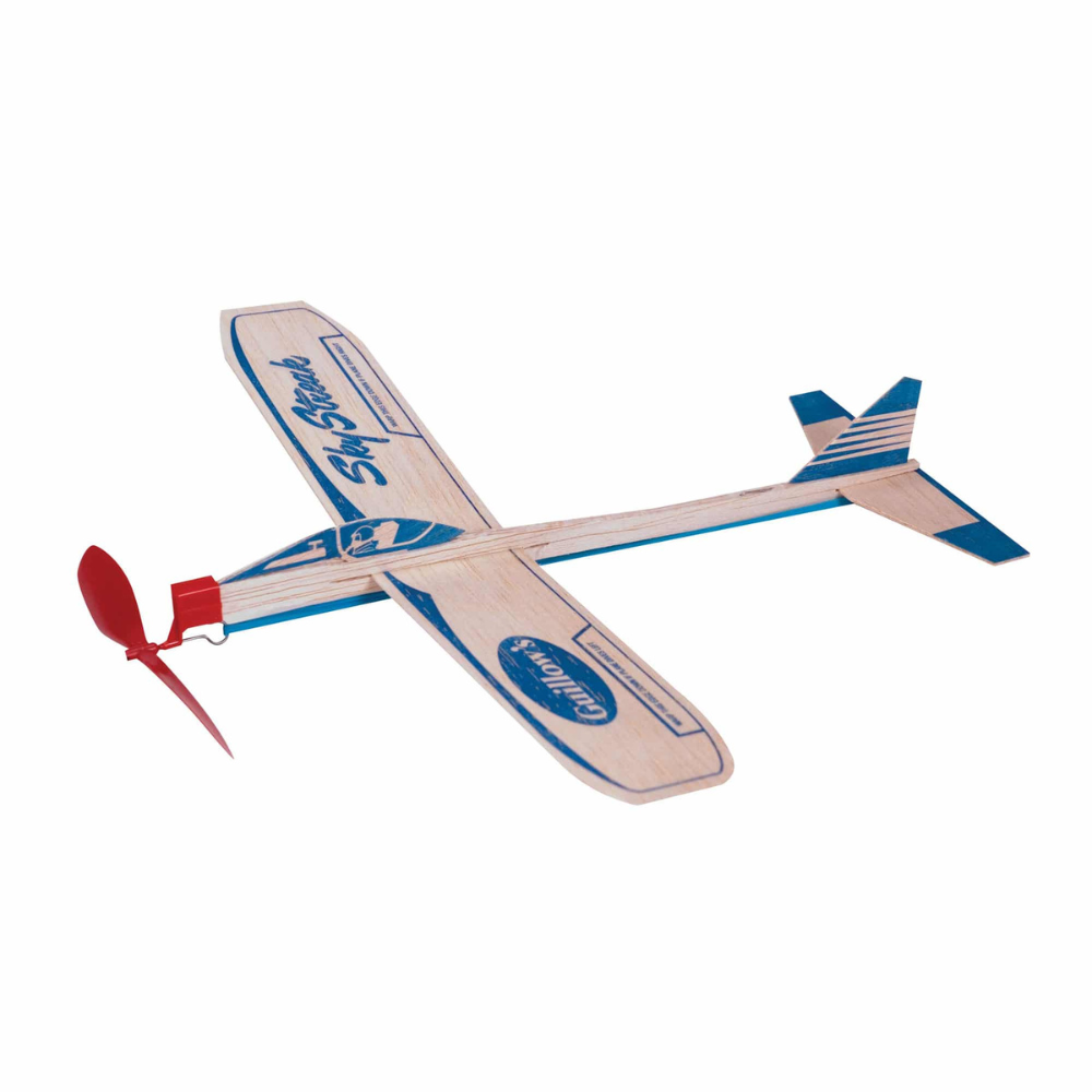 Schylling Toy Outdoor Fun Rubber Band Powered Sky Streak Airplane USA