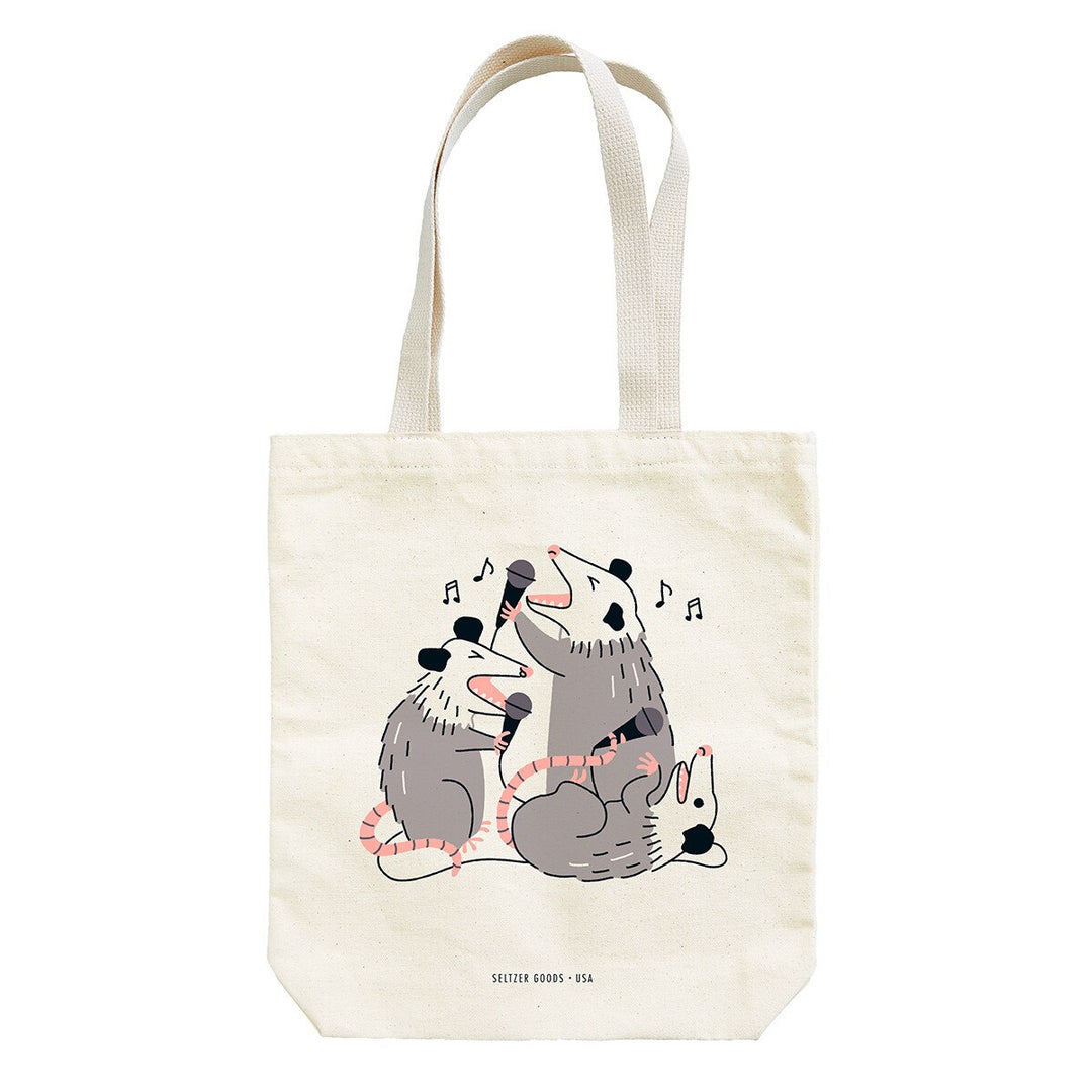 Seltzer Bags & Pouches Opossum Karaoke Tote