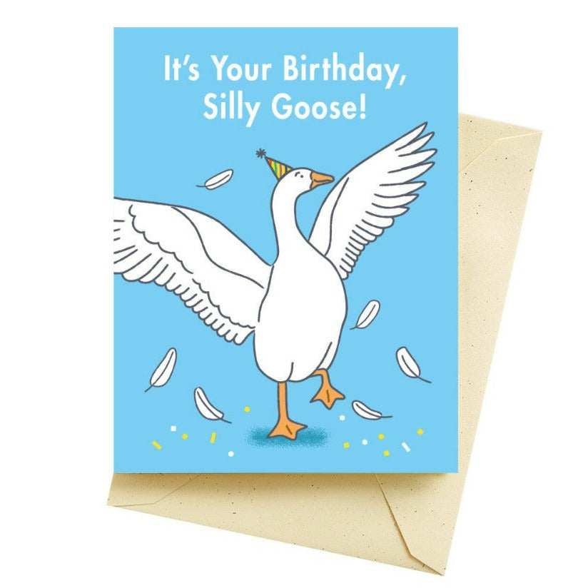Seltzer Greeting Cards Silly Goose Birthday Card