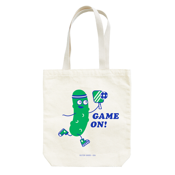 Seltzer Greeting Cards Tote Pickleball Player Gear