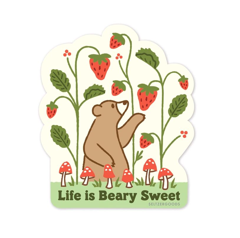 Seltzer Magnets & Stickers Berry Bears Seltzer Sticker
