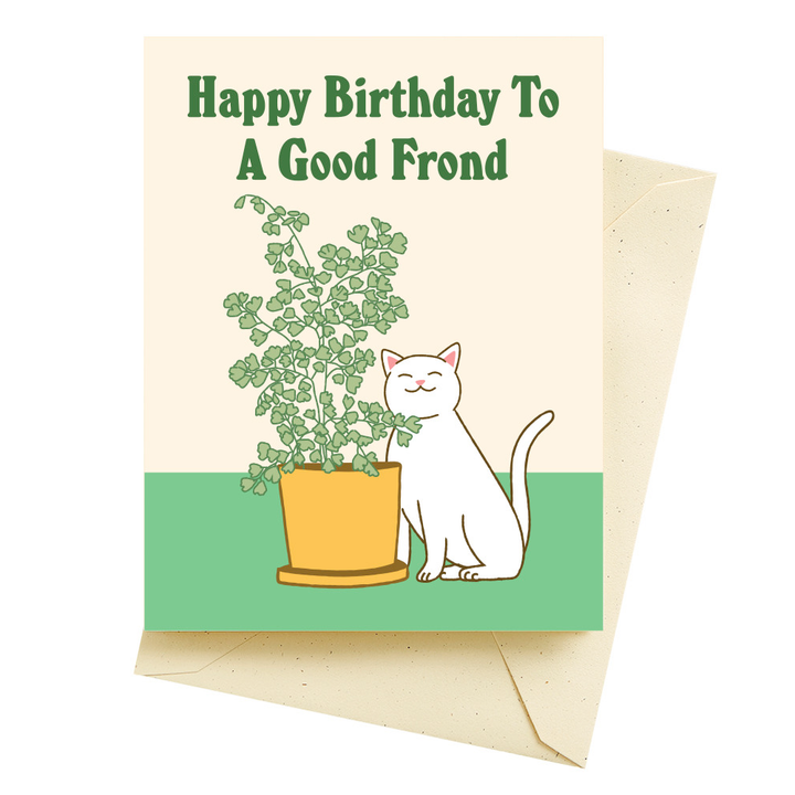 Seltzer Magnets & Stickers Birthday Card Best Fronds Forever