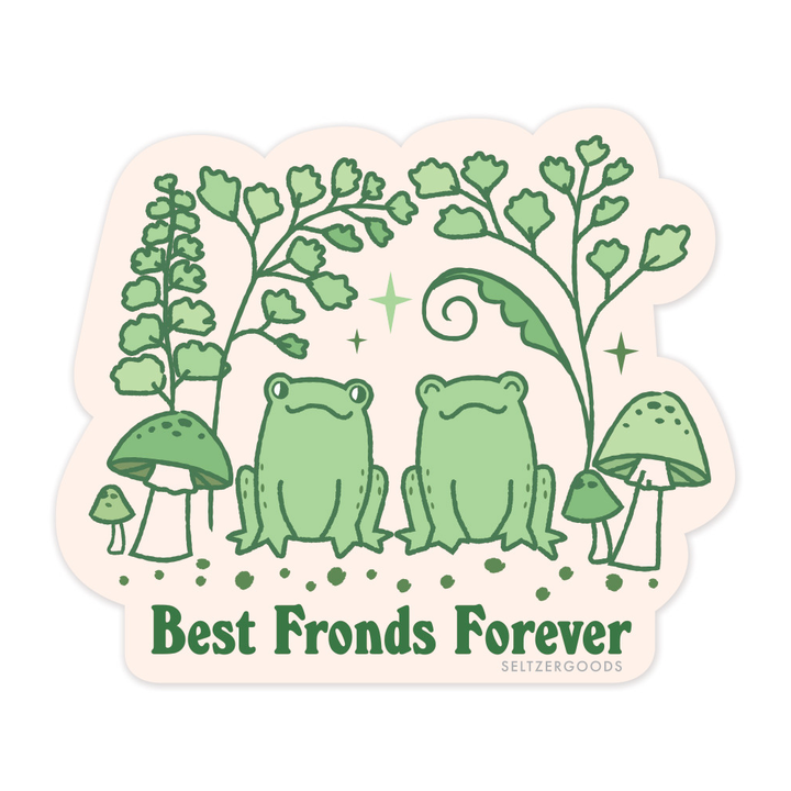 Seltzer Magnets & Stickers Sticker Best Fronds Forever