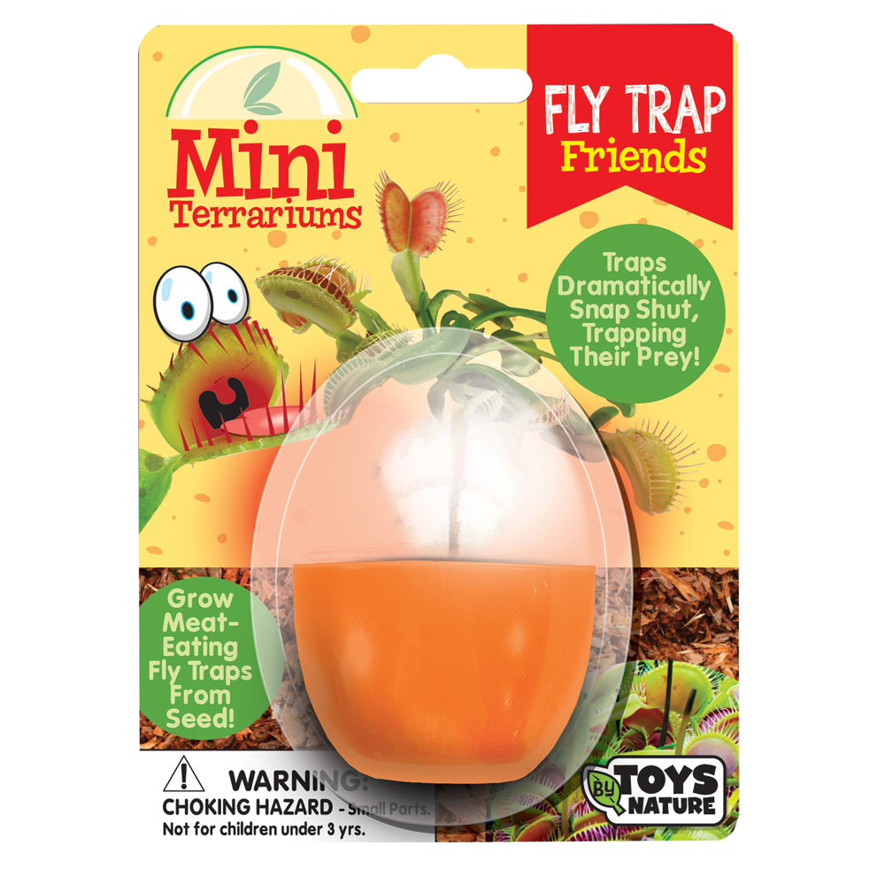 Silver Circle Products Toy Outdoor Fun Fly Trap Friends Mini Terrarium
