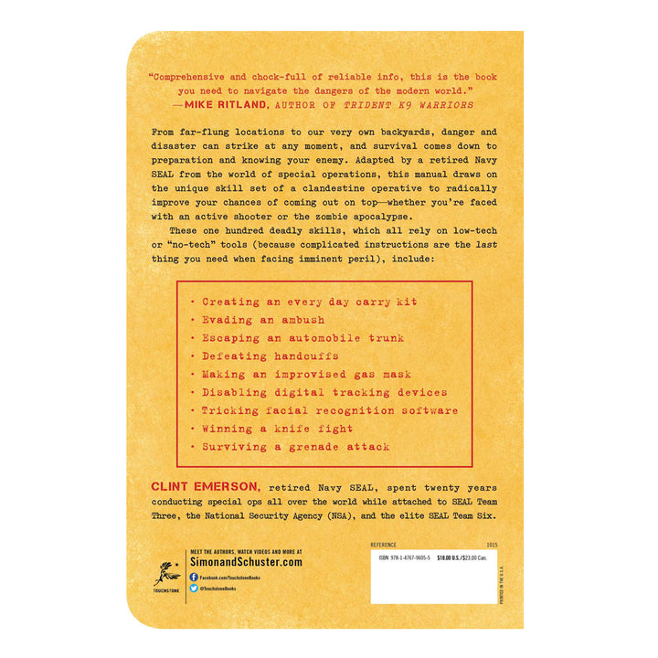 Simon & Schuster Journals & Notebooks 100 Deadly Skills Book