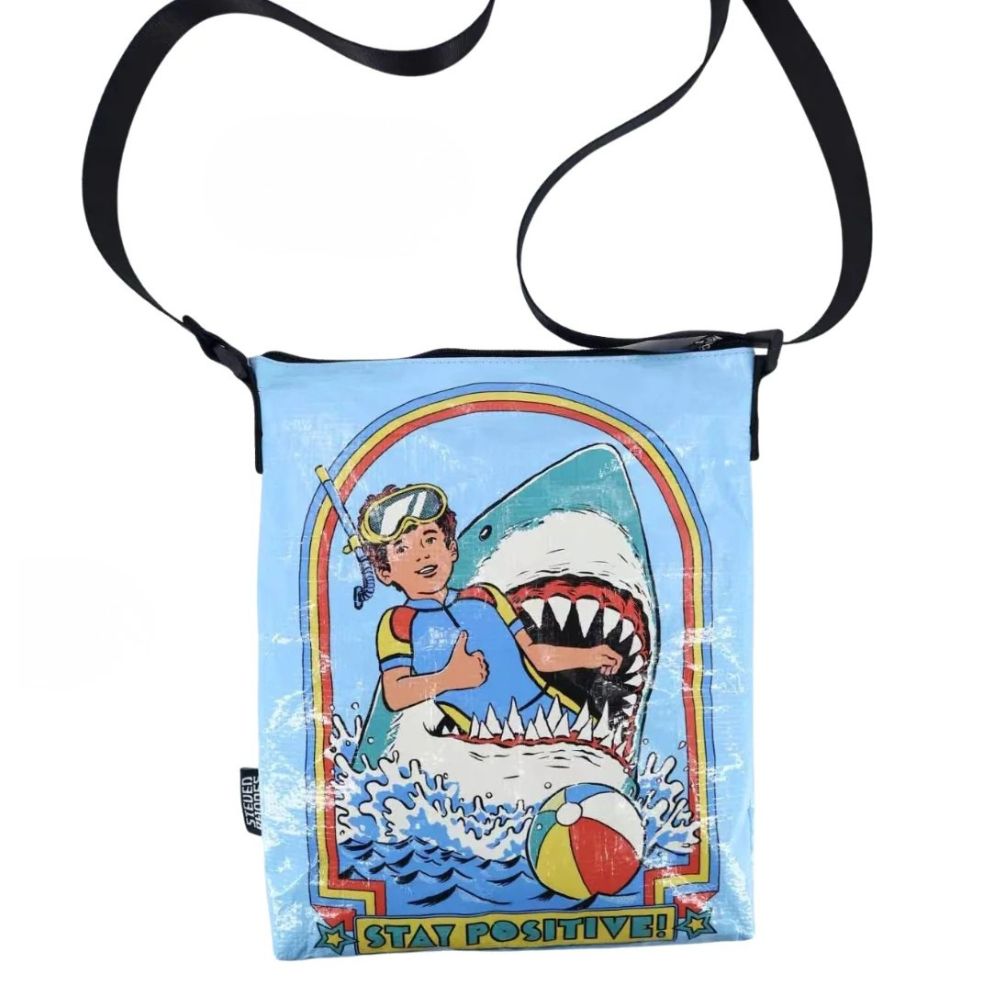 Snark Totes Bags & Pouches Stay Positive Messenger Bag