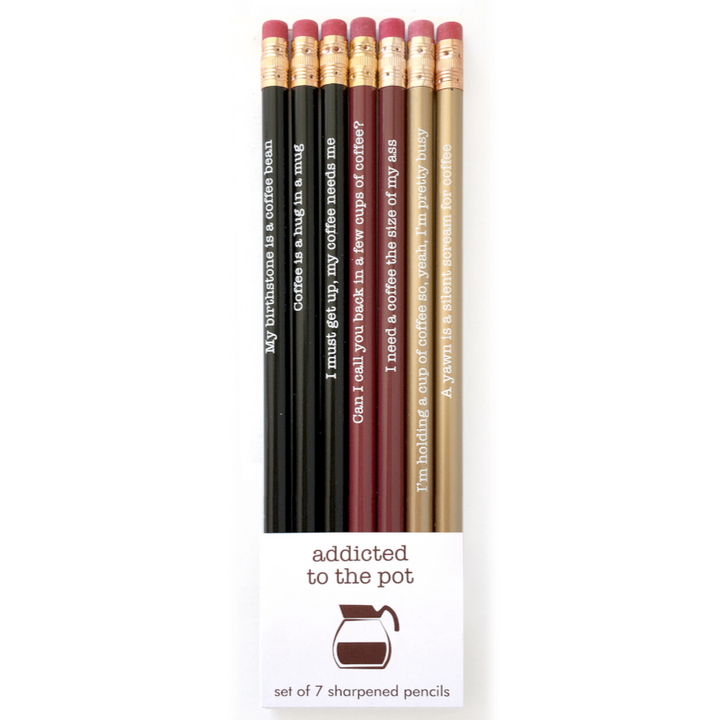 Snifty Office Goods Addicted to The Pot Pencil Set