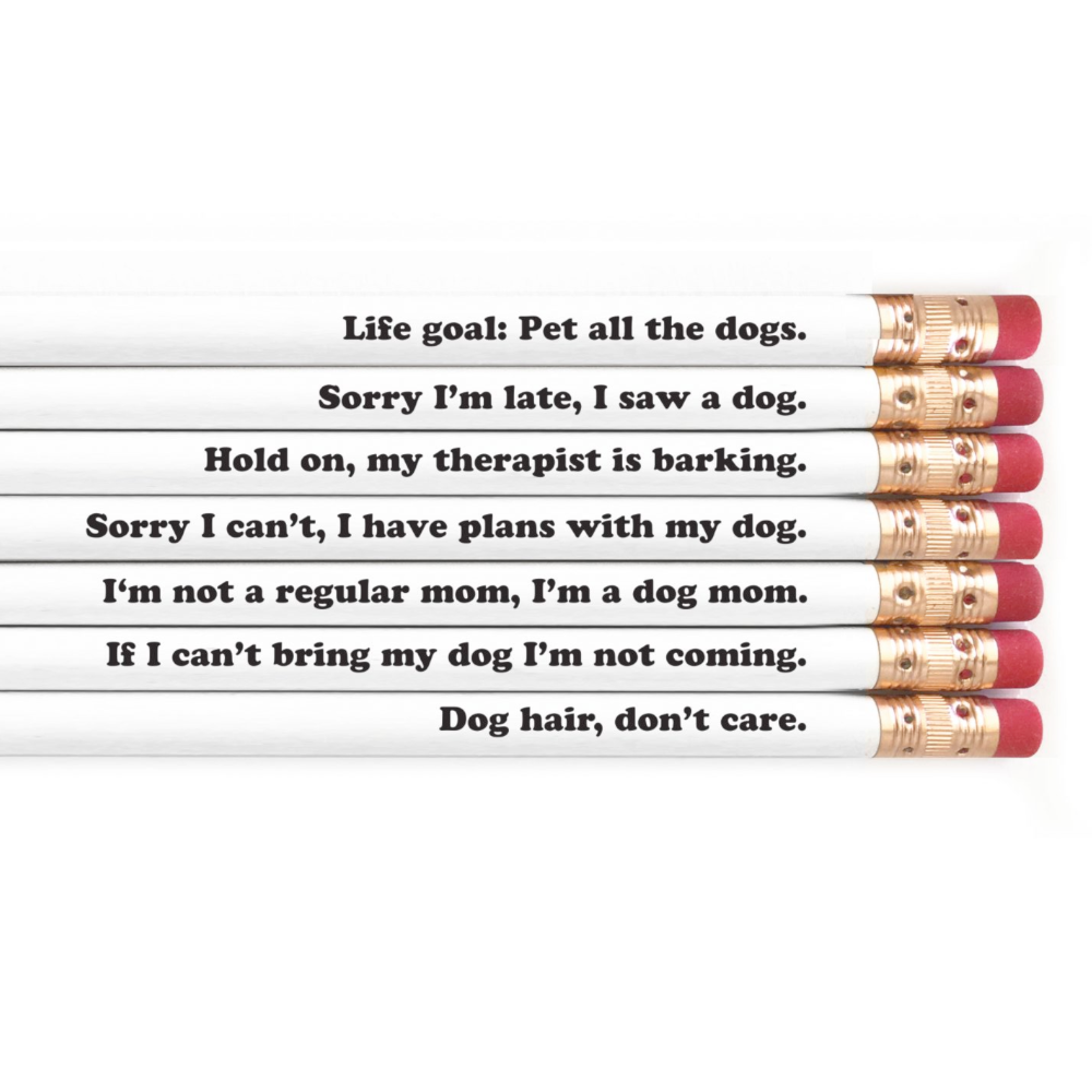 Snifty Office Goods Life Goal: Pet All Dogs Pencil Set