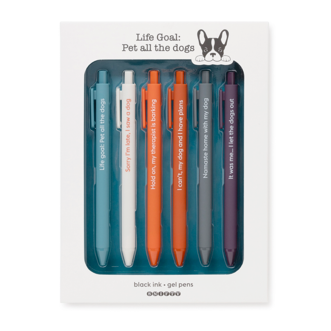 Snifty Office Goods Life Goal Pet All The Dogs Pen Set