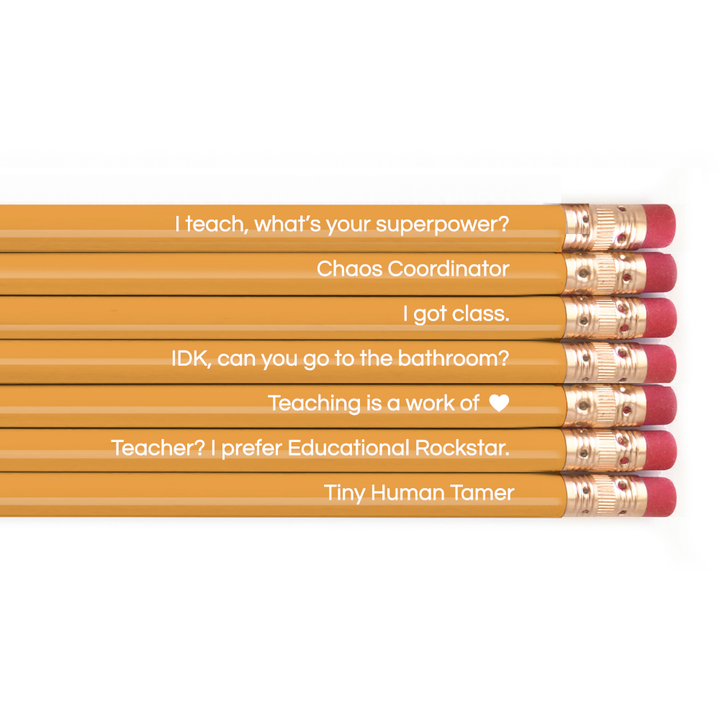 Snifty Office Goods Teaching Is a Work of Heart Pencil Set