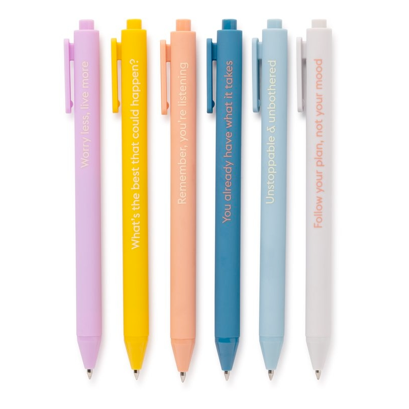Snifty Office Goods Worry Less Live More Pen Set