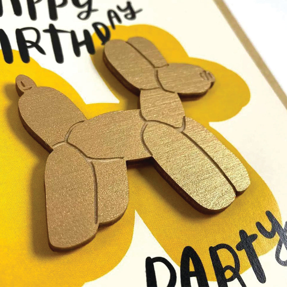 Snowmade Greeting Cards Happy Birthday Party Animal Card w/ Magnet