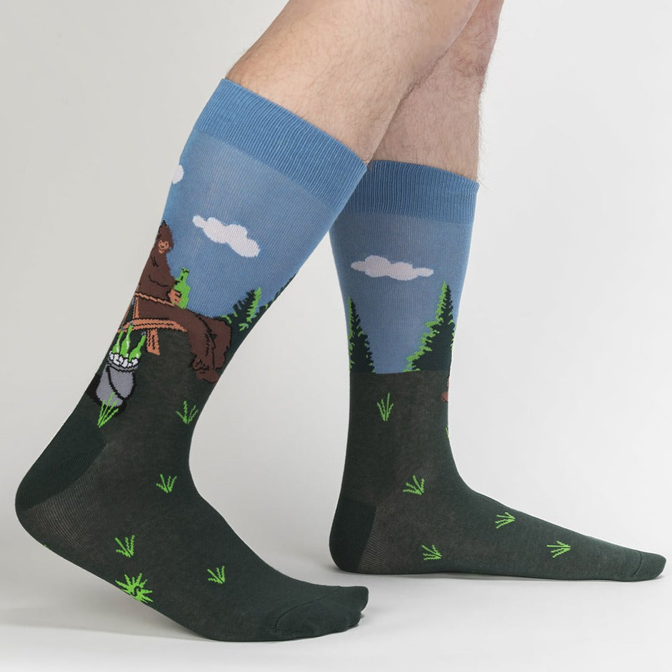 Sock IT TO Me Socks & Tees Bigfoot Bucket List Men's Socks