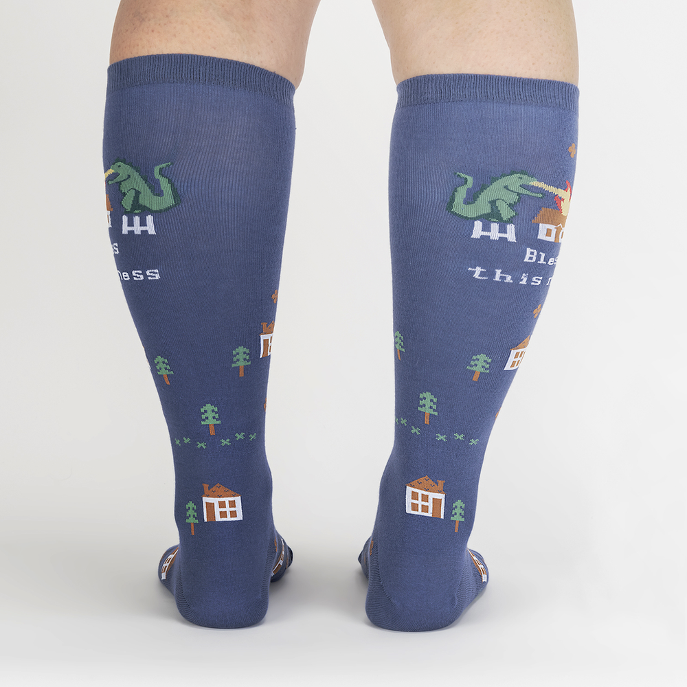 Sock IT TO Me Socks & Tees Bless This Mess Knee High