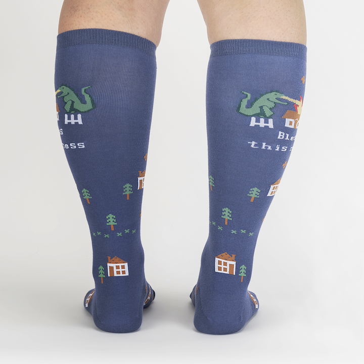 Sock IT TO Me Socks & Tees Bless This Mess Knee High
