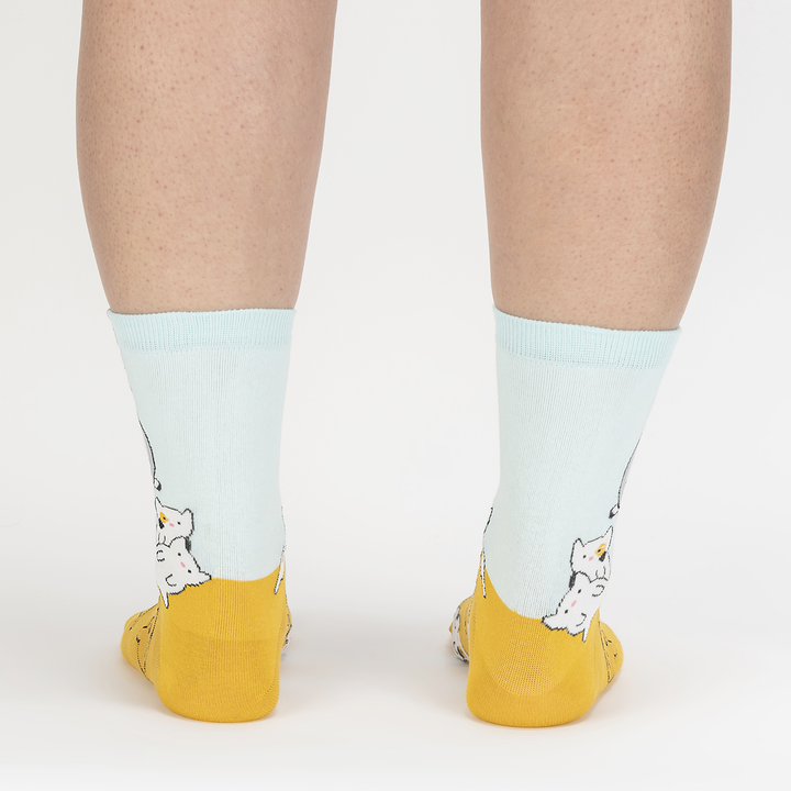 Sock IT TO Me Socks & Tees Cat Claw Women's Crew