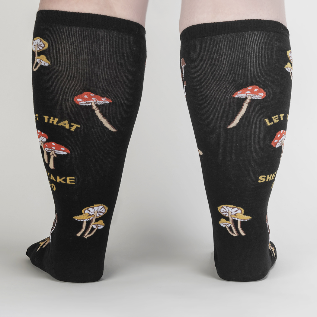 Sock IT TO Me Socks & Tees Let that Shitake Go Women's Knee High Socks