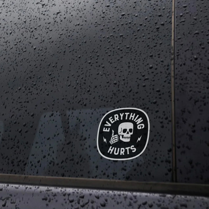 Squatchy Magnets & Stickers Everything Hurts Sticker