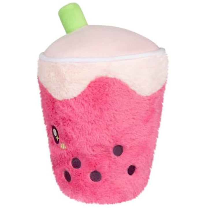 Squishable Toy Stuffed Plush Snugglemi Snackers Bubble Tea Strawberry