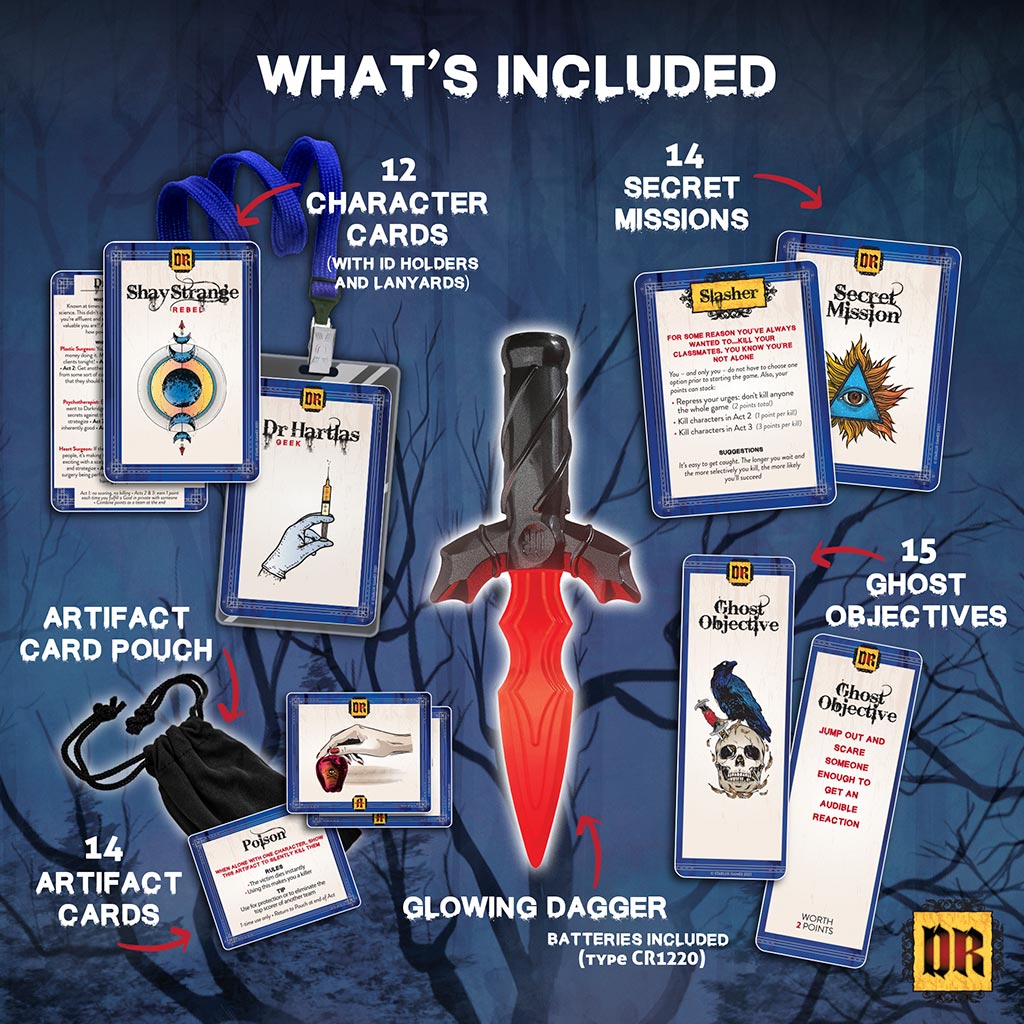 Starlux Games Darkridge Reunion Party game for 6-12 players