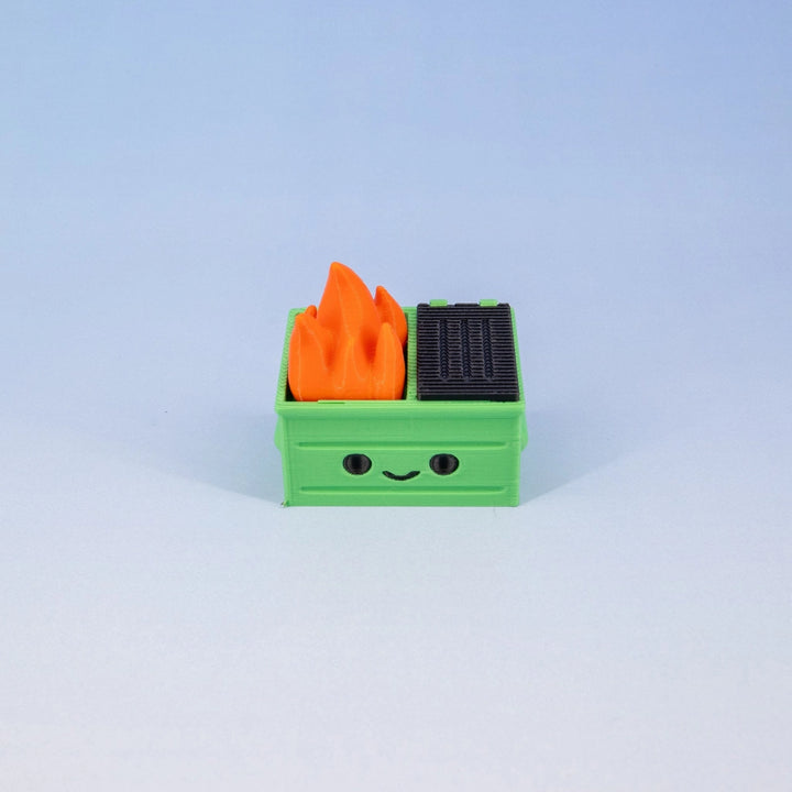 Super Fantastic Toy Novelties Dumpster Fire Clicker Keychain