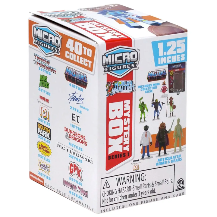 Super Impulse Toy Novelties Micro Figure Mystery Box - Series 1