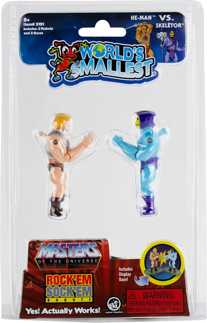 Super Impulse Toy Novelties World's Smallest Masters of the Universe Rock 'em Sock 'em Robots
