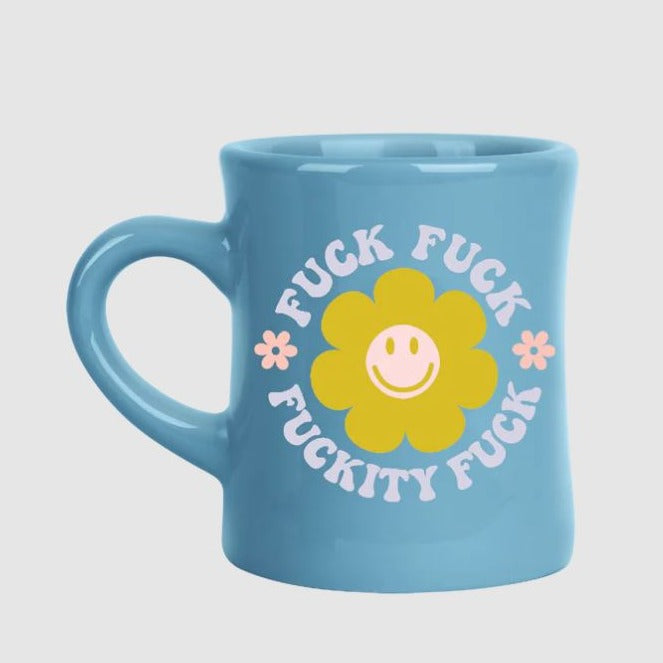 Talking Out of Turn Drinkware & Mugs Fuck Fuckity Fuck Swear Mug