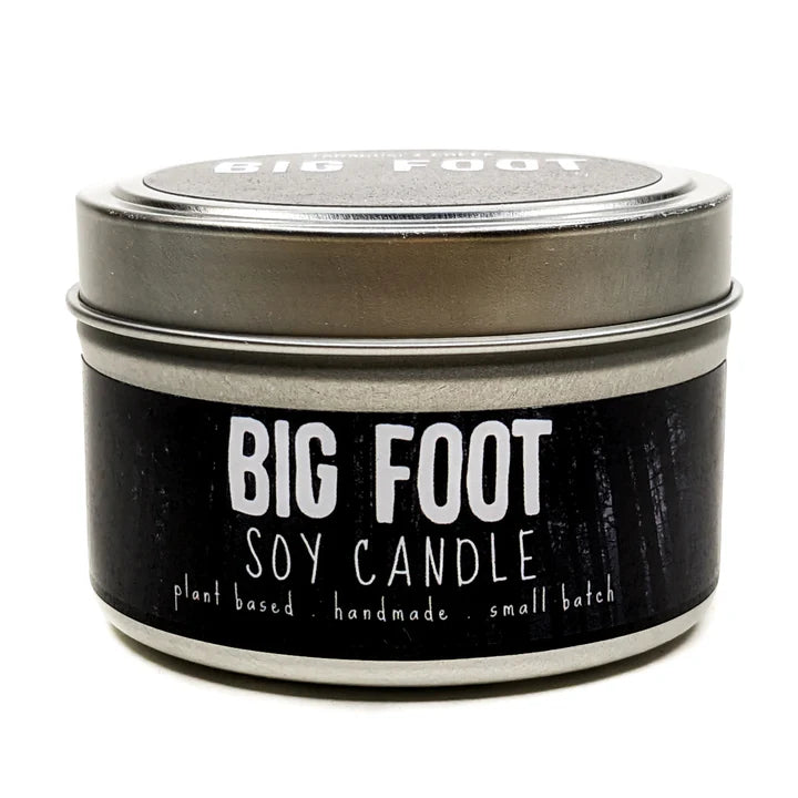 Tarabusi Creek Home Decor Bigfoot Cryptid Collection 4oz Soy Candle