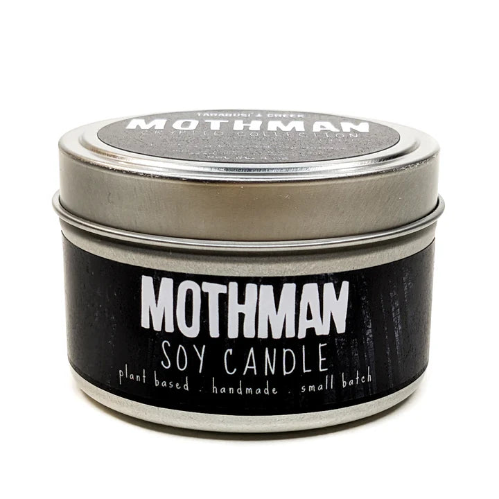 Tarabusi Creek Home Decor Mothman Cryptid Collection 4oz Soy Candle