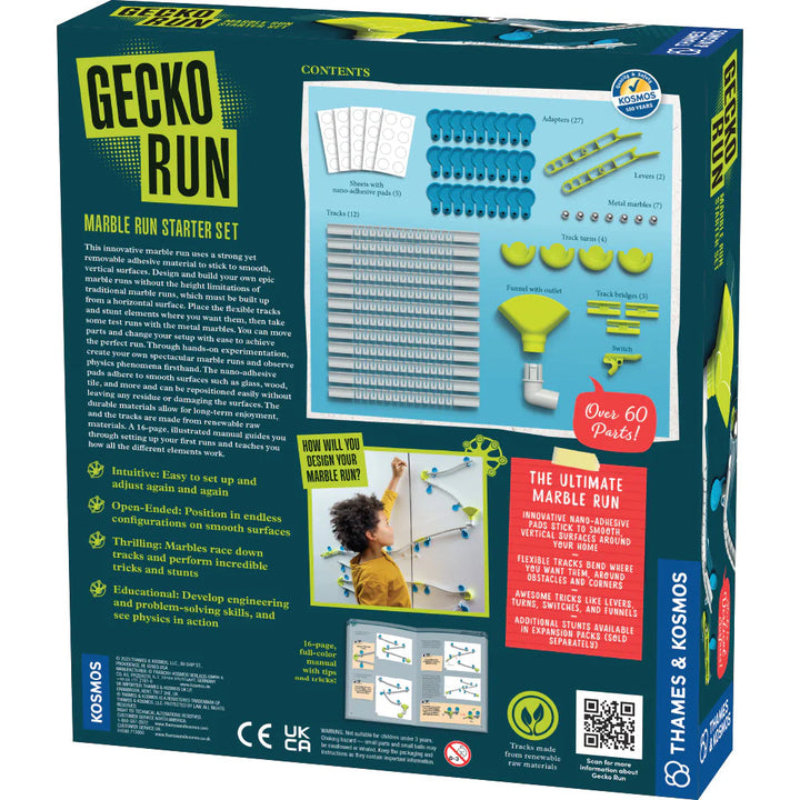 Thames & Kosmos Toy Science Gecko Run: Marble Run Starter Set