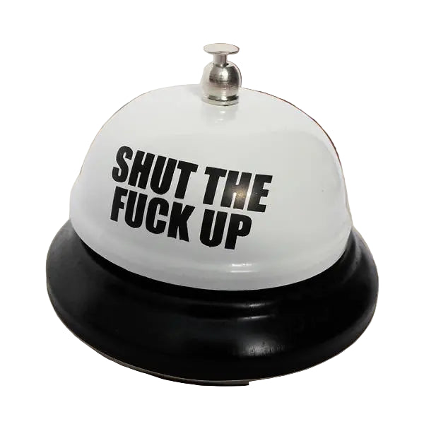The Diabolical Gift People Office Goods Shut the Fuck Up Desk Bell