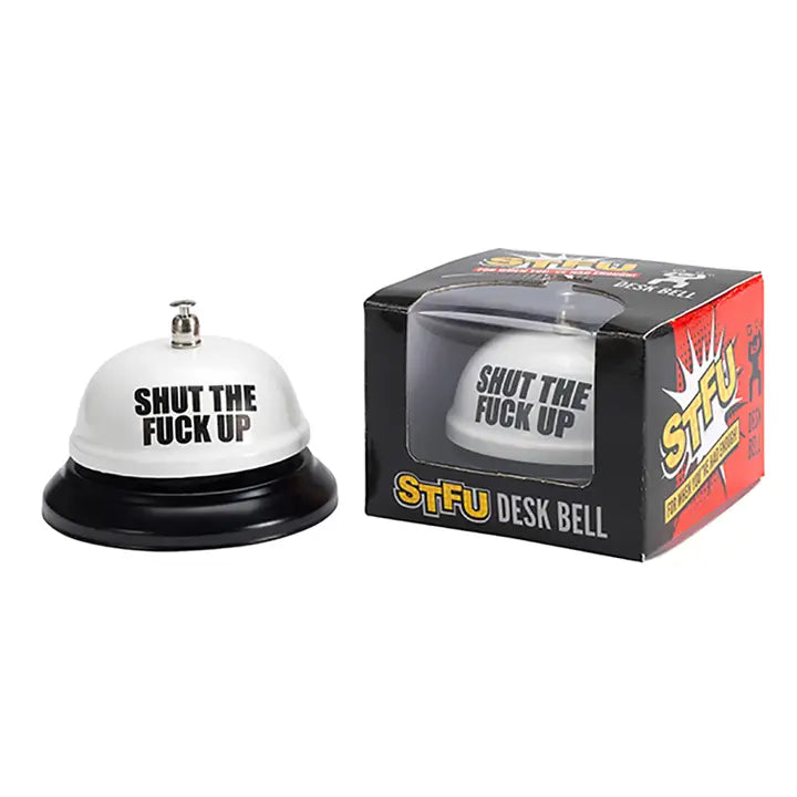 The Diabolical Gift People Office Goods Shut the Fuck Up Desk Bell