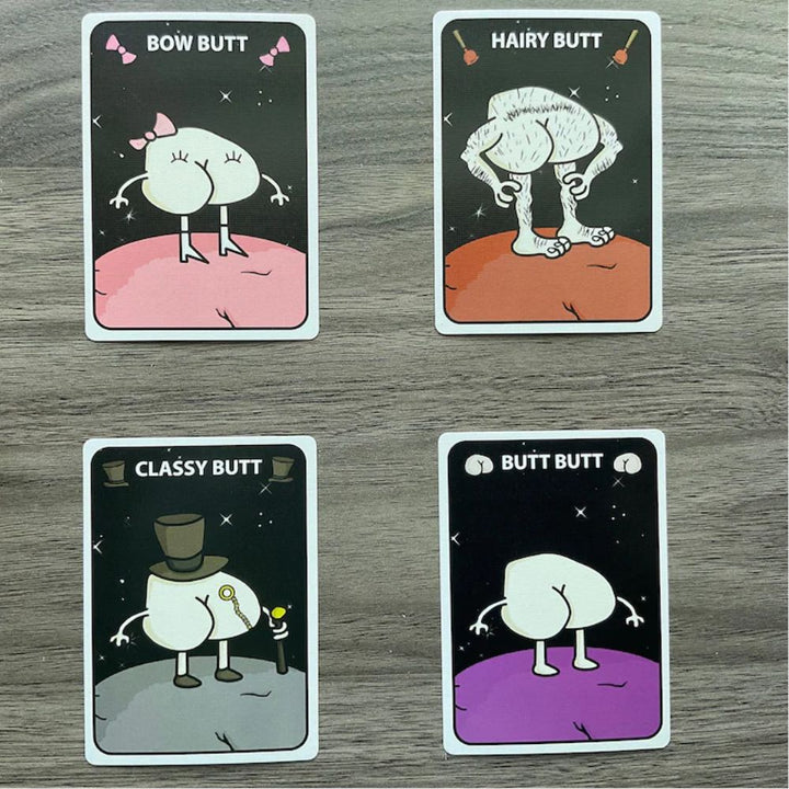 The Dusty Tophat Ltd. Games Butts in Space Card Game