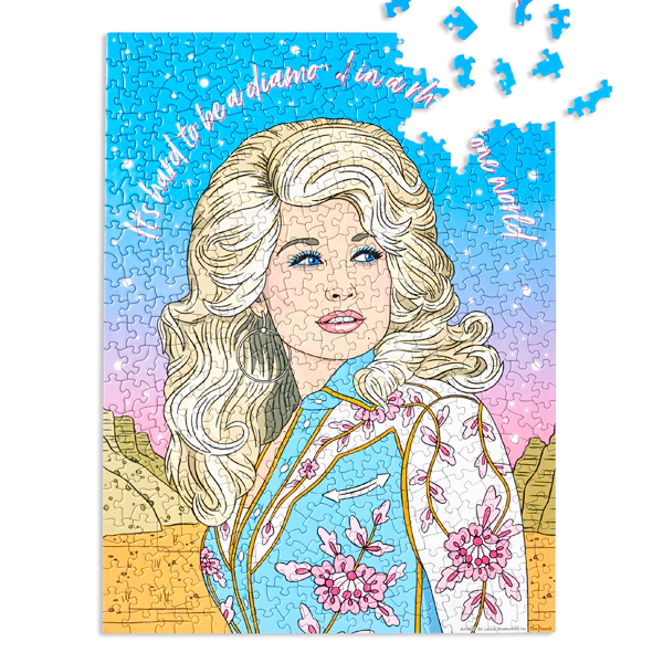 The Found Puzzles Dolly Cowgirl Diamond Puzzle