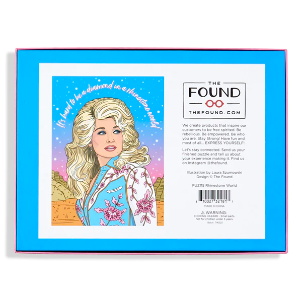 The Found Puzzles Dolly Cowgirl Diamond Puzzle