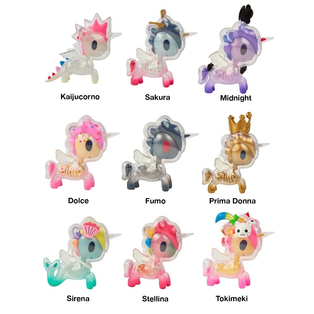 Tokidoki Toy Action Figures After Dark Skeleton  Unicorno Blind Box