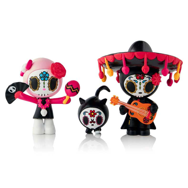 Tokidoki Toy Action Figures Tokidoki Adios & Ciao Ciao Dia de los Muertos 3-Pack