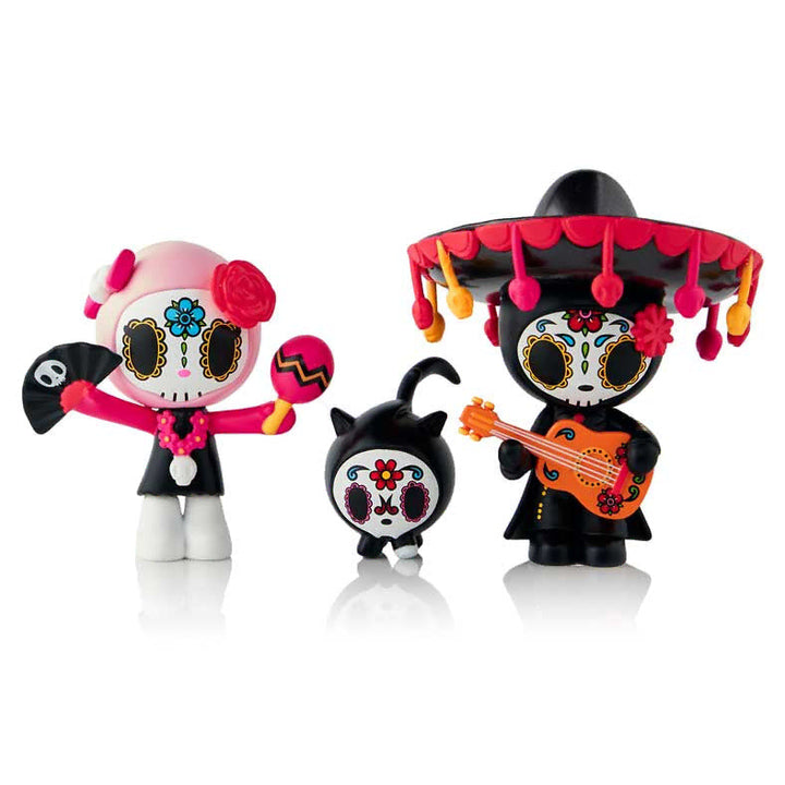 Tokidoki Toy Action Figures Tokidoki Adios & Ciao Ciao Dia de los Muertos 3-Pack