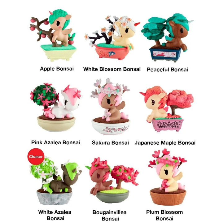 Tokidoki Toy Action Figures Tokidoki Botanical Bonsai Unicorno Blind Box