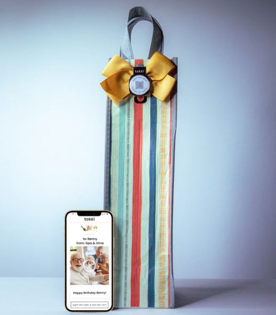 tokki Gift & Flat Wrap Bottle Empower Tokki Eco Gifting bag + QR Code