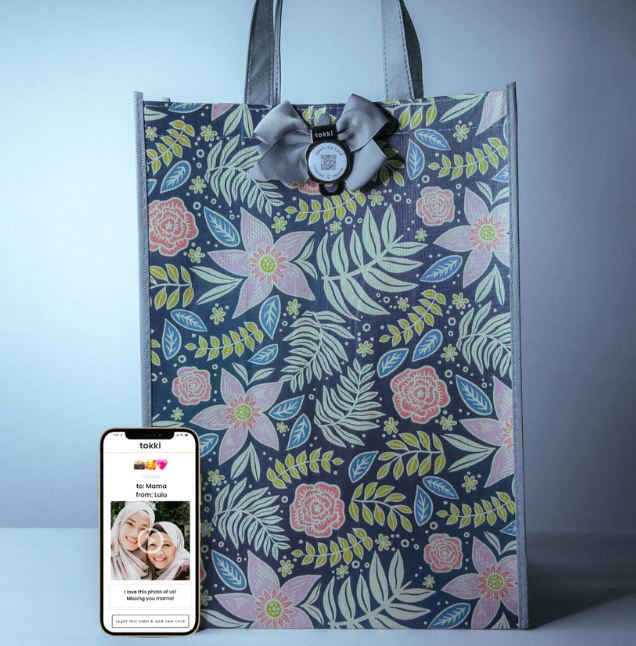 tokki Gift & Flat Wrap Medium Bloom Tokki Eco Gifting bag + QR Code
