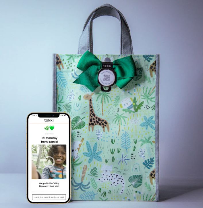 tokki Gift & Flat Wrap Medium Explore Tokki Eco Gifting bag + QR Code