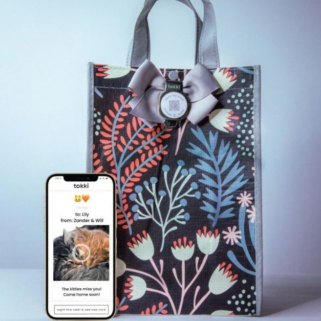 tokki Gift & Flat Wrap Medium Inspire Tokki Eco Gifting bag + QR Code