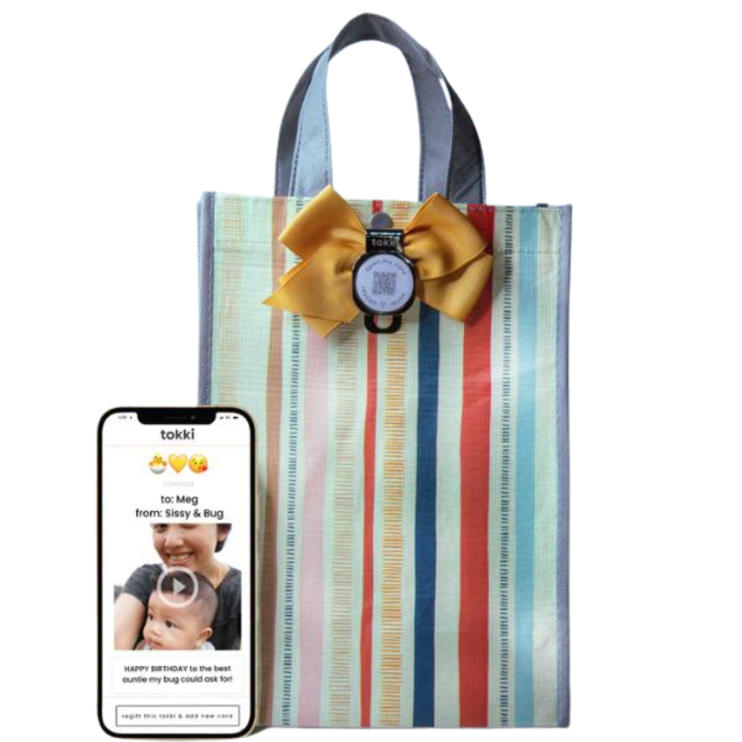 tokki Gift & Flat Wrap Tokki Eco Gifting bag + QR Code