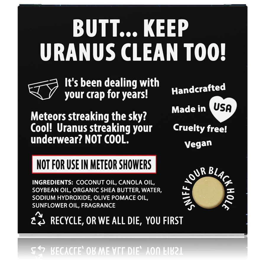 Totally Cheesy Personal Care Keep Earth Clean It Isn't Uranus Soap