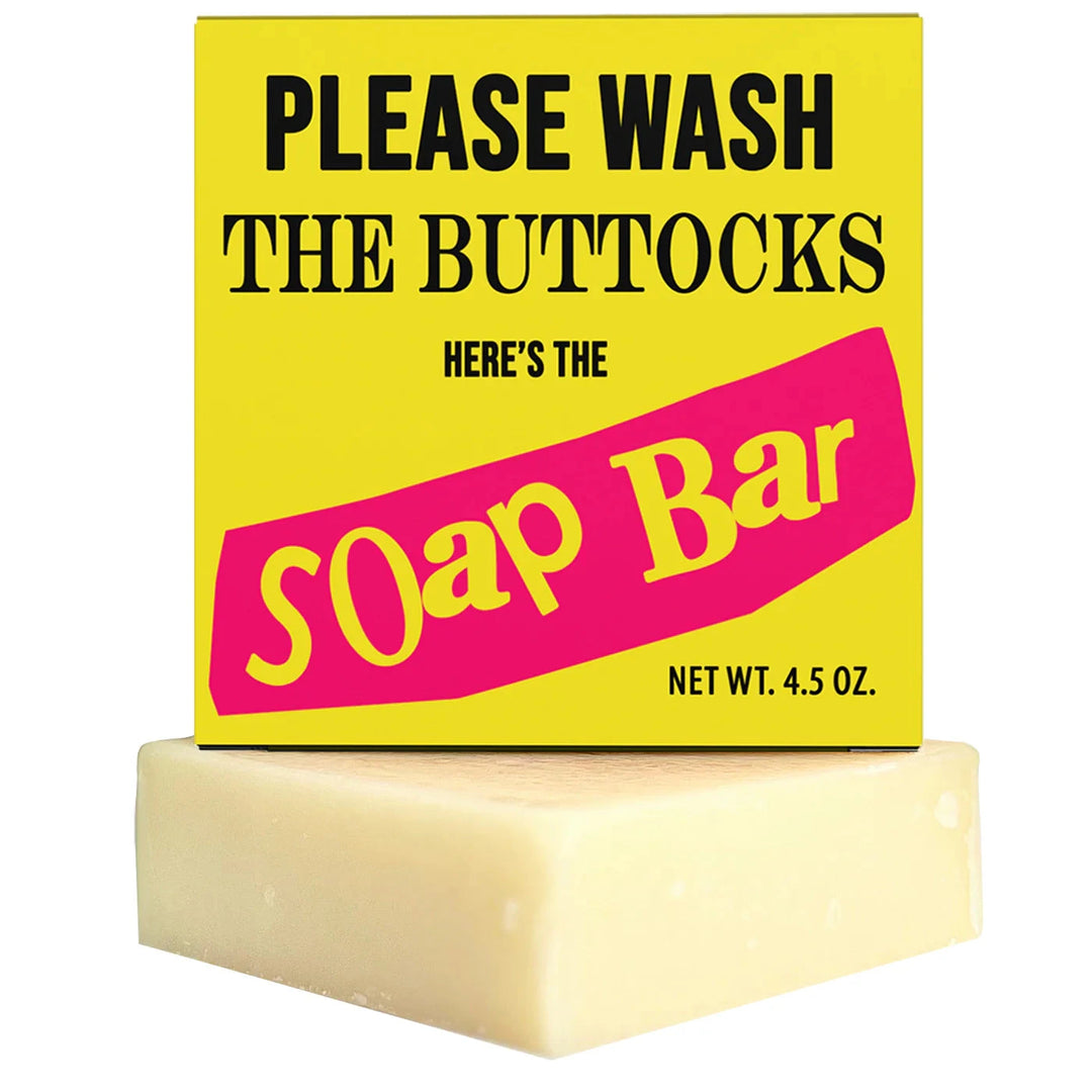 Totally Cheesy Personal Care Please Wash The Buttocks - Soap